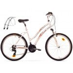 Mestský bicykel 26" Romet Belleco hnedý 21-prevodový 16" 
